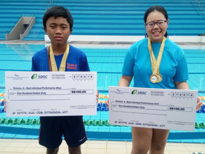APSN Tanglin School's swim team