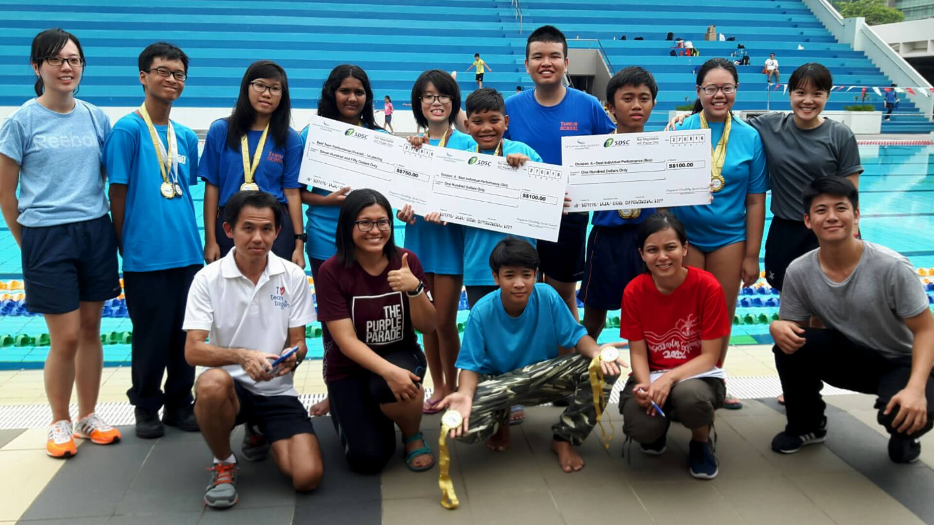 APSN Tanglin School's swim team