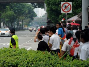 Students from APSN TS bids farewell to Mr S R Nathan